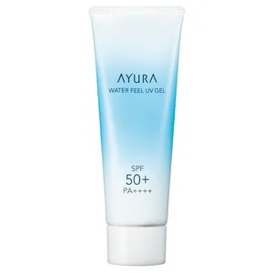 ウォーターフィールUVジェルα SPF50+・PA++++ 75g ￥3080／アユーラ