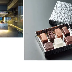 スタイリッシュなパケも特別感たっぷり。ショコラアソート ビター&ミルク 7個入 ￥3386