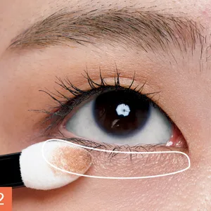 アイメイク 一重 長井かおり シャネル レ キャトル オンブル ブトン 219 下まぶた 涙袋