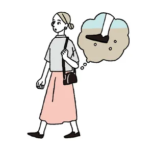 足の裏の感覚に集中しながら通勤する