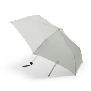 無印良品 晴雨兼用　折りたたみ傘 ライトグレー