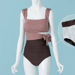 40代からの水着選び　お腹がぽっこりをカバーする水着