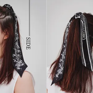 ディオール ヘアスカーフ 巻き方 使い方 ヘアアレンジ ヘアスタイル