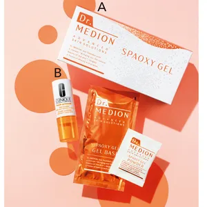 Aドクターメディオン スパオキシジェル 3回分 ￥4070／メディオン・リサーチ・ラボラトリーズ　Bフレッシュ プレスト C10 デイリー ブースター 8.5ml ￥2860／クリニーク