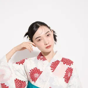 浴衣ヘアアレンジ　ロング　カチモリヘア