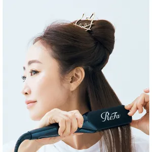 根元から中間はテンション強めに