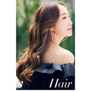 美人シルエットを約束するゆるめカールヘア