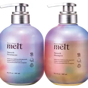 マキア プリュスベスコス 2025 髪のうねりケア部門 2位 melt （右）スムースシャンプー （左）スムーストリートメント