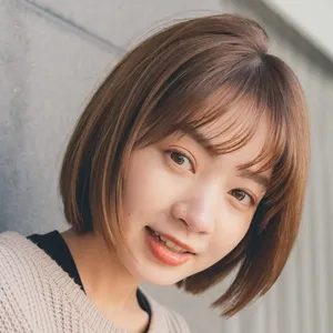 ボブ　ヘアスタイル　ヘアカタログ　2022 30代　40代　髪悩み　透明感