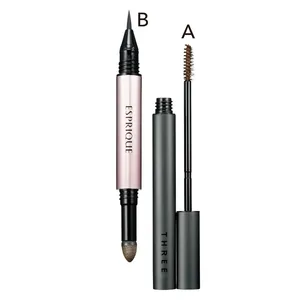 A アドバンスドアイデンティティ アイブラウマスカラ 04 ￥3520／THREE　B エスプリーク W アイブロウ（リキッド＆パウダー）GY002 ￥2310（編集部調べ）／コーセー