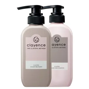 （右から）クレイエンス クレイスパ カラーケアシャンプー 300ml ￥2750、同 カラートリートメント 235g ￥3740／プレミアアンチエイジング