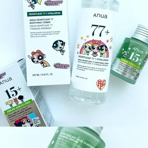 Anua アヌア ドクダミ77スージングトナー パワーパフ ガールズ、Anua アヌア アゼライン酸15インテンスカーミングセラム パワーパフ ガールズ