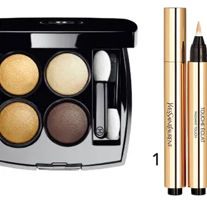 1 ラディアント タッチ 2 ￥5500／イヴ・サンローラン・ボーテ　2 レ キャトル オンブル 274 ￥7590／シャネル