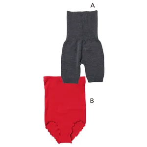 A はらぱん ショートタイプ ￥7370／くらしきぬ　B ハラマキパンティ ヘビー ￥3520／ザ シシクイ