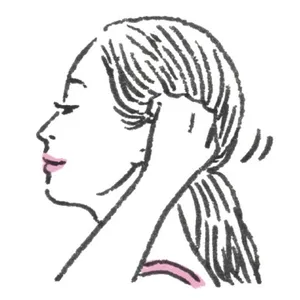 スカルプマッサージで遠隔リフトアップ