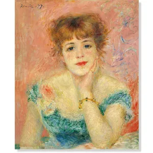 ピエール＝オーギュスト・ルノワール『ジャンヌ・サマリーの肖像』（1877年）　©アフロ