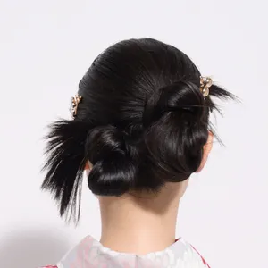 浴衣ヘアアレンジ　ロング　カチモリヘア　バック