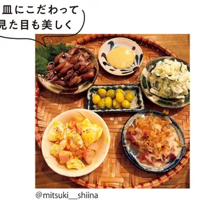 お皿にこだわって見た目も美しく