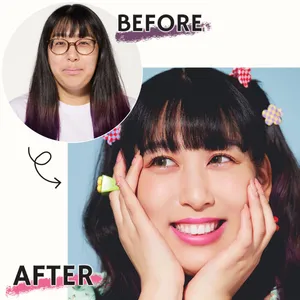 ゆめっち メイク すっぴん ビフォーアフター