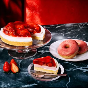 スターバックス　ストロベリータルト　ストロベリードーナツ