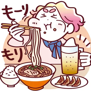 「翻弄ゆらぎ肌」の注意点　暴飲暴食しがち。特に刺激物とお酒に走る