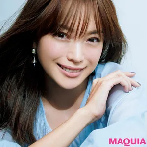 蛯原友里さんがマキア初登場！ “ずっとキレイ”の秘密を紐解きます