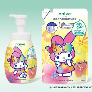 サンリオ コスメ コラボ　ナイーブ 泡で出てくるボディソープ　マイメロディ