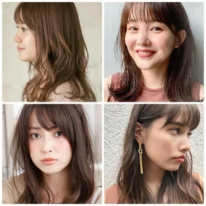 【2020年最新】ロング＆ミディアムの人気ヘアスタイル・髪型まとめ | 小顔見えも叶う、おしゃれなロングヘアカタログ