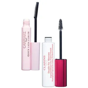 （右から）ダブル フィックスマスカラ ￥3740／クラランス、キャンメイク クイックラッシュカーラー 透明タイプ ￥748／井田ラボラトリーズ