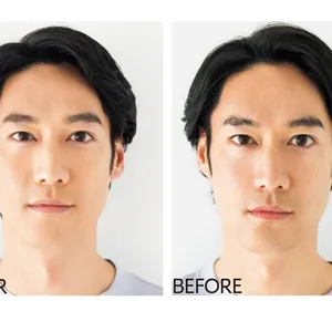 男子　キレイ　眉　唇