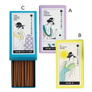 A 天然白檀＋フランキンセンス、B 天然白檀一味、C 天然白檀＋カモミール＋井草 15g 各￥1900／Cafe たもん