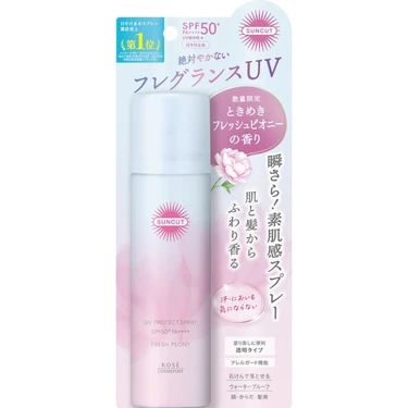 フレグランスUVスプレー ときめき フレッシュピオニーの香り