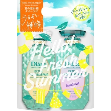 Diane Perfect Beauty(ダイアン パーフェクトビューティー) エクストラフレッシュ＆リペア シャンプー＆トリートメント グレープフルーツ&ペパーミントの香り