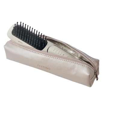 FESTINO(フェスティノ) 充電式 スタイリング ヒーターブラシ