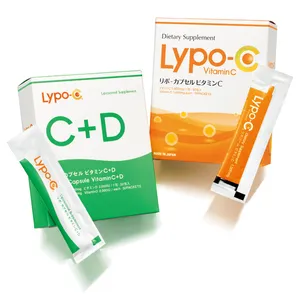 Lypo-C（右）リポ・カプセル ビタミンC （左）リポ・カプセルビタミンC+D