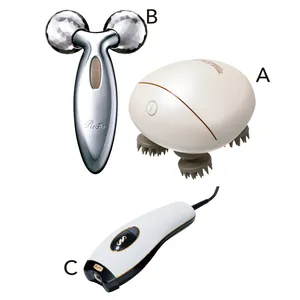 Aリフトアップマッサージャー ¥13037／ドクターシーラボ　Bリファカラット ¥26180／MTG　C pure fit ¥46200／スムーズスキン