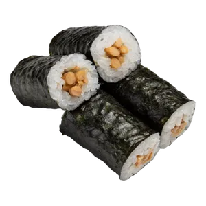 スシロー_小粒納豆巻（ねぎ抜き）（167kcal）