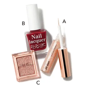 A Jill leen. スターグリッターライナー A20 ￥1320、B 同 繊維ネイル B9 ￥990、C 同 シングルムースアイシャドウ 103 ￥880／ライフスタイルカンパニー