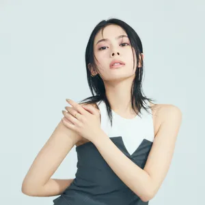 安斉星来さん　夏メイク　ピンクのワントーンメイク