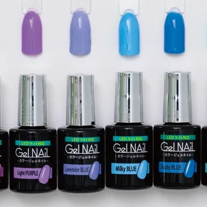 Seria（セリア）のジェルネイルのブルー、パープル系カラー