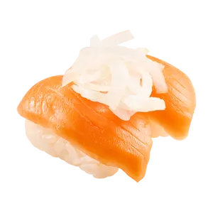 スシロー_オニオンサーモン（124kcal）