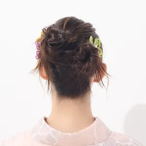  浴衣 ヘアアレンジ ロングヘア 鈴木ゆうか