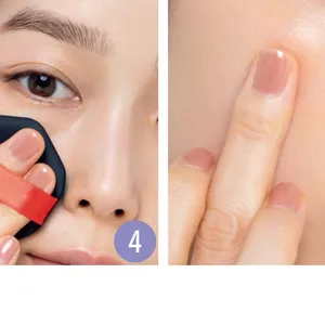肌を柔らかくしてから徹底的に埋め隠す How to-2