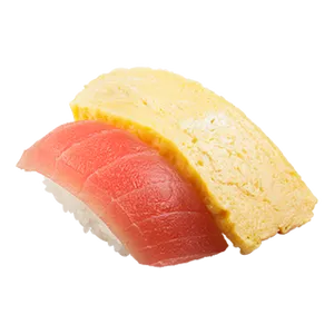 スシロー_まぐろ・たまご（98kcal）