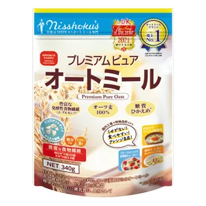 日食 プレミアム ピュアオートミール 340g￥378／日本食品製造