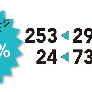 シミステージ （ステージ3）　291→253　キメ・小じわ　73→24　特にシミステージ （ステージ3）が13.1%改善