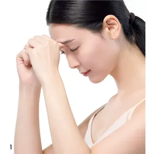 目の下の黒ぐま解消 眉頭押しのやり方