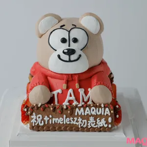 マキア7月号 timelesz お祝いのTAMケーキ