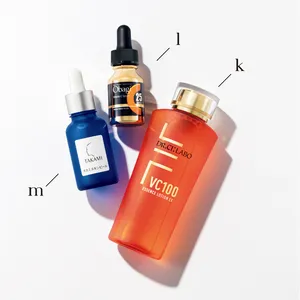 kVC100エッセンスローションEX 150ml ￥5170／ドクターシーラボ　l オバジC25セラム NEO 12ml ￥11000／ロート製薬　mタカミスキンピール 30ml ￥5500／タカミ