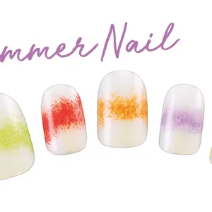 山本舞香　天然石リング×夏ネイル　デザイン②